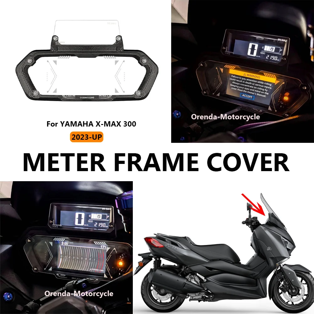 2023-UP Instrument Meter Frame Cover Screen Protector Protection Cover Motorcycle For YAMAHA Xmax300 XMAX 300 X-MAX 300 X-max300
2023-UP Instrument Meter Frame Cover Screen Protector Protection Cover Motorcycle For YAMAHA Xmax300 XMAX 300 X-MAX 300 X-max300