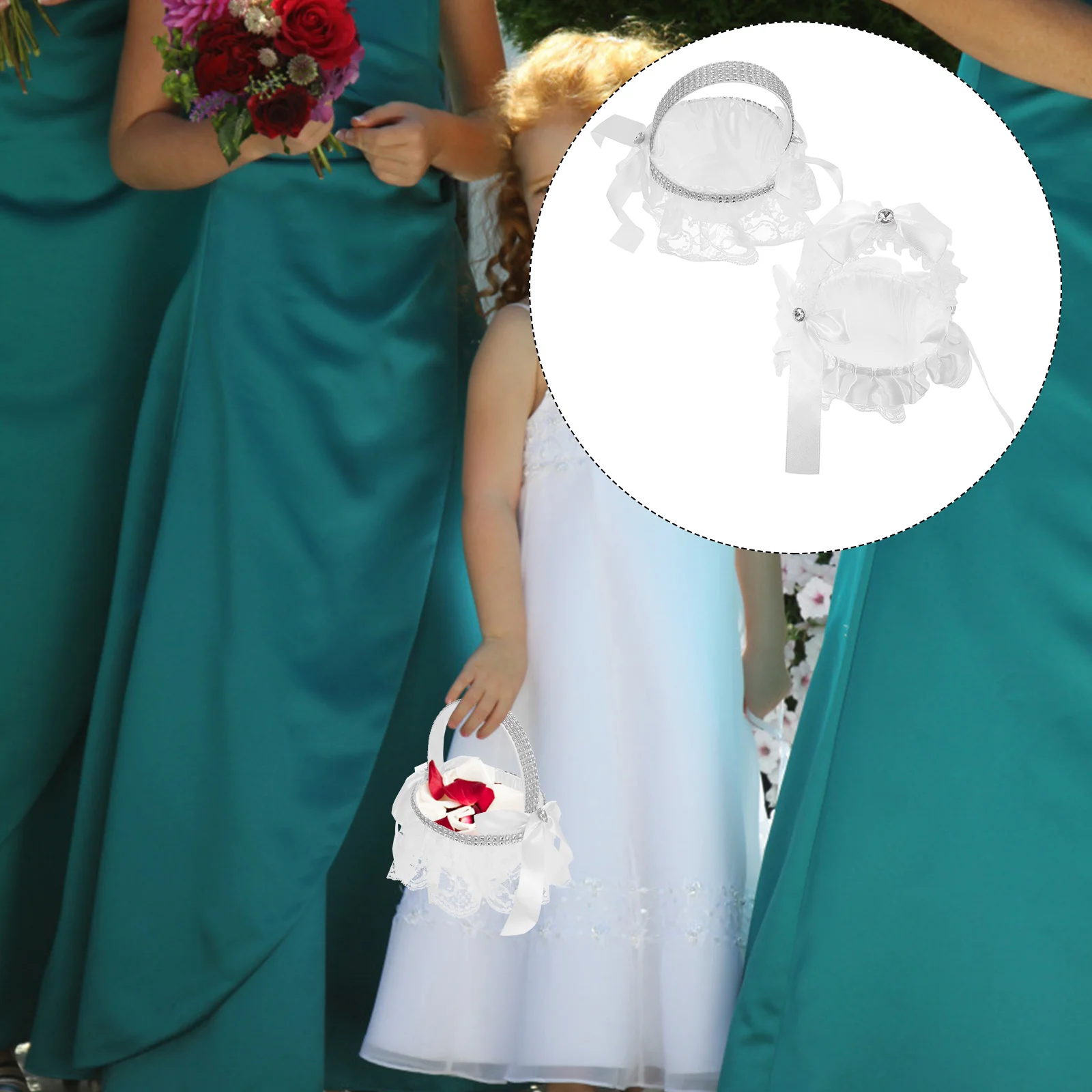 2 Pcs Candy Basket Plastic Lace Wedding Flower Baskets Portable Storage Decor Handmade Supply Bride Child Safe Mini
2 Pcs Candy Basket Plastic Lace Wedding Flower Baskets Portable Storage Decor Handmade Supply Bride Child Safe Mini