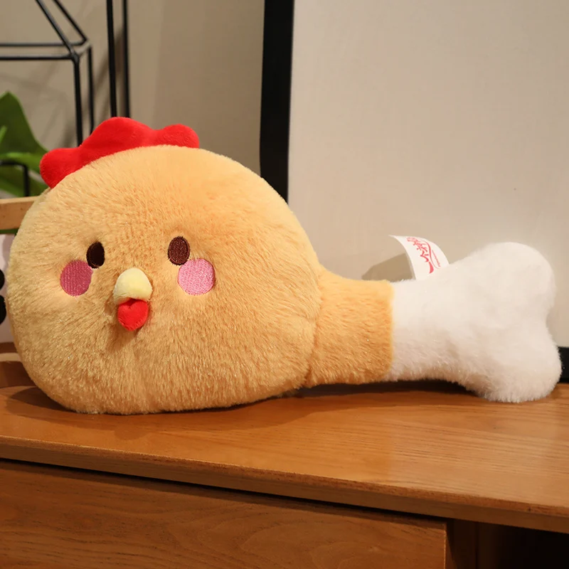 simulation chicken leg toy stuffed plush toy, cartoon anime cute pillow, children's birthday gift, fun doll
simulation chicken leg toy stuffed plush toy, cartoon anime cute pillow, children's birthday gift, fun doll