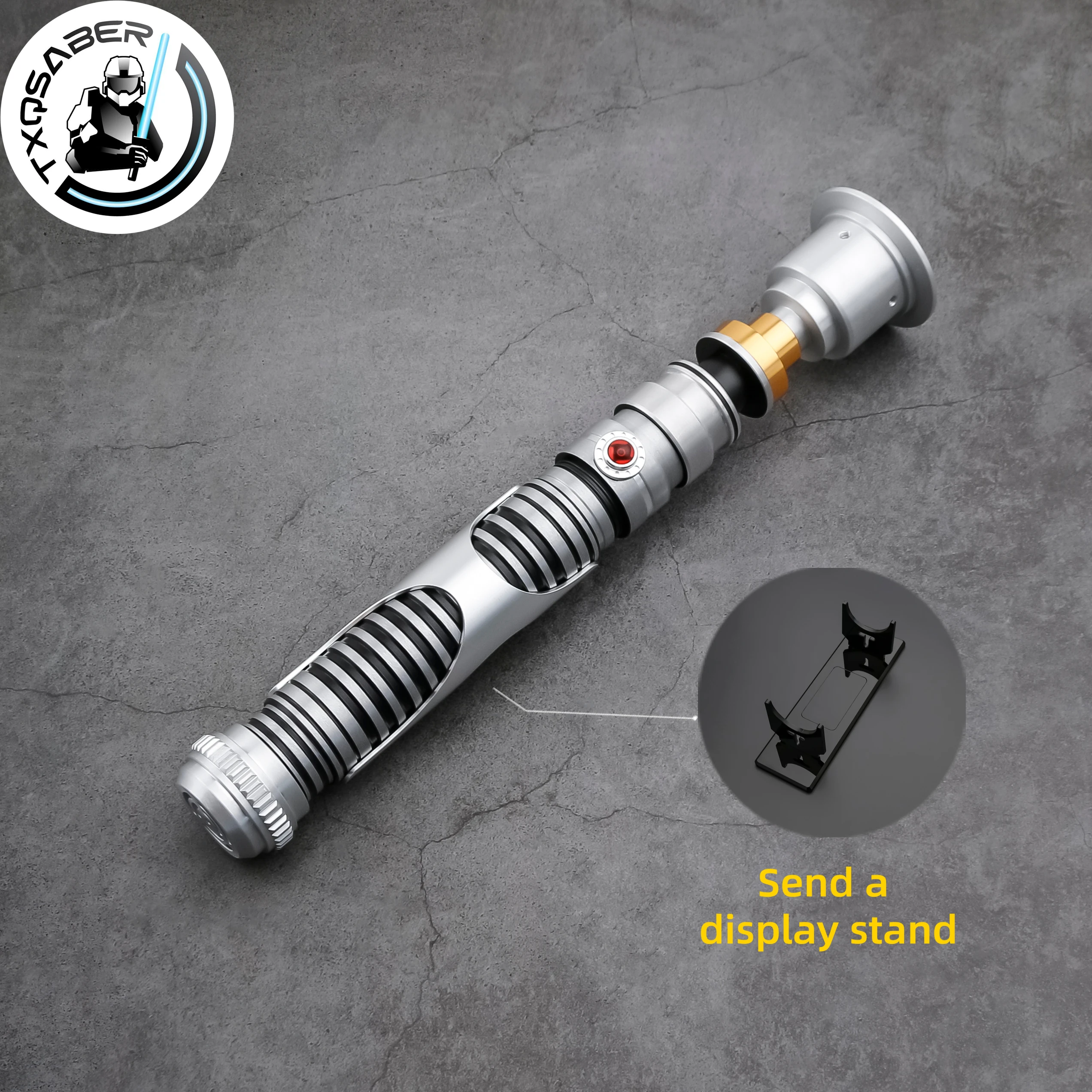 TXQSABER Lightsaber The Lord SDRGB SNV4 no Blade Metal Hilt Smooth Swing FOC Heavy Dueling Lightsaber for Adult Cosplay Toys
TXQSABER Lightsaber The Lord SDRGB SNV4 no Blade Metal Hilt Smooth Swing FOC Heavy Dueling Lightsaber for Adult Cosplay Toys