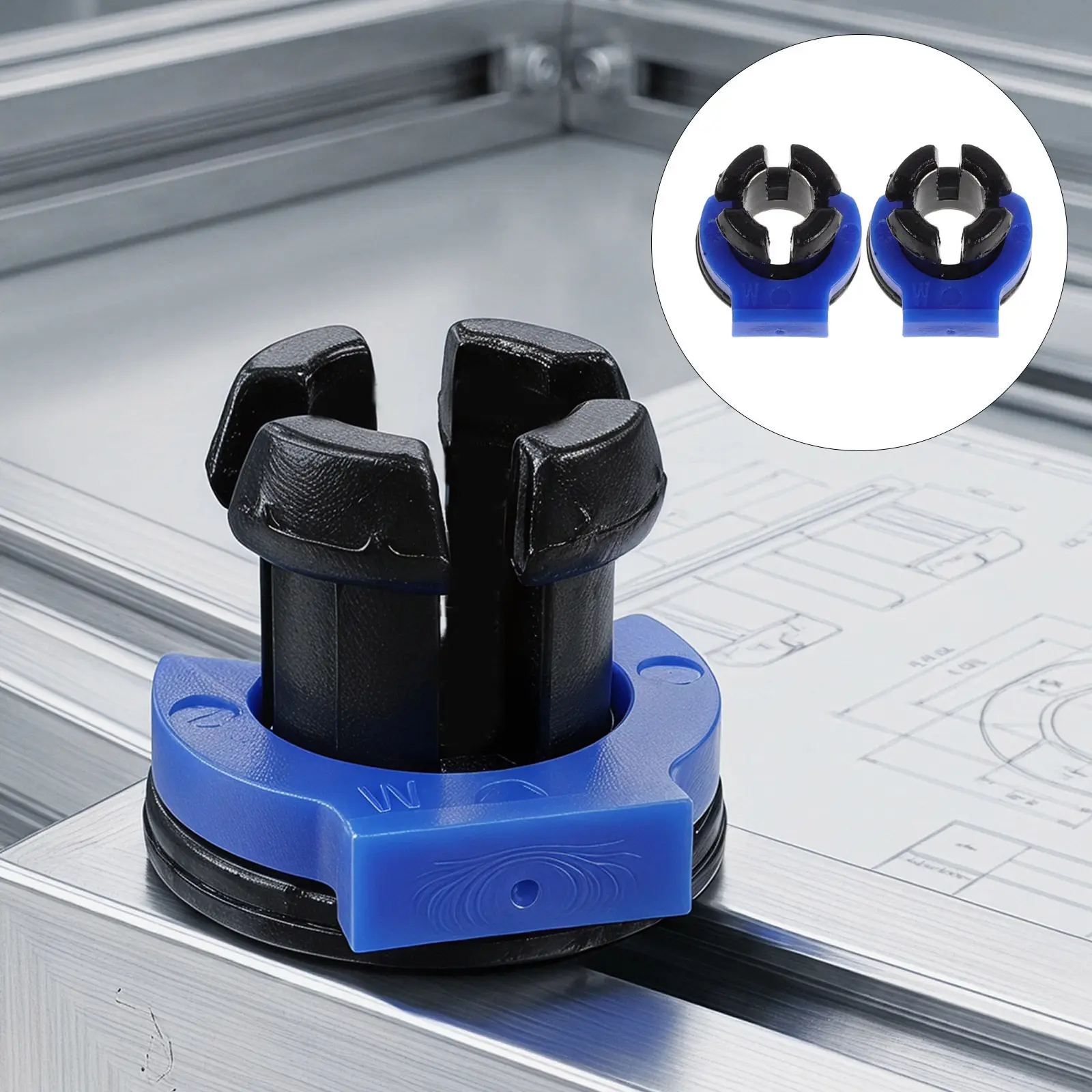 2Pcs 3D Printer Fittings Bowden Collet Tube Clamp Plastic Hotend Clip for Ptfe Tubes Secure Extrusion 3D Printing Use
2Pcs 3D Printer Fittings Bowden Collet Tube Clamp Plastic Hotend Clip for Ptfe Tubes Secure Extrusion 3D Printing Use