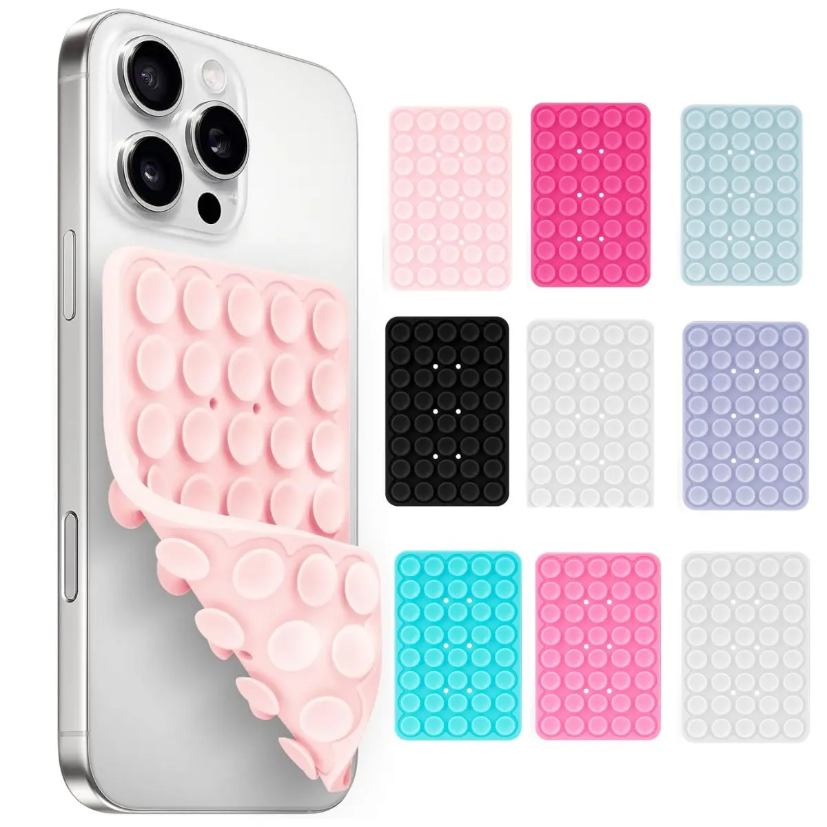 Силиконовый чехол для телефона на присоске, двухсторонние аксессуары для телефонов, прочный держатель без помощи рук для селфи и видео
Силиконовый чехол для телефона на присоске, двухсторонние аксессуары для телефонов, прочный держатель без помощи рук для селфи и видео