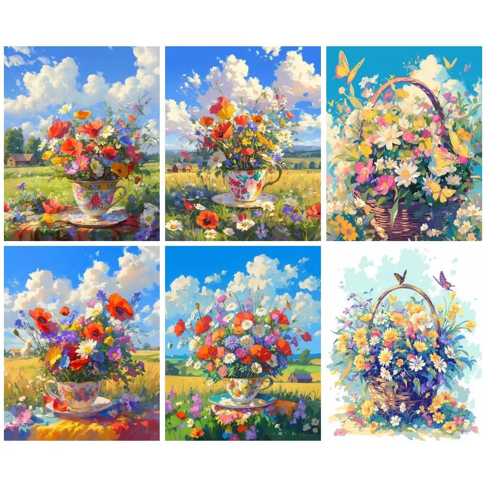 GATYZTORY Paint By Numbers For Adults Children DIY HandPainted Oil Painting Flower Basket Picture Paint Home Decoration Custom G
GATYZTORY Paint By Numbers For Adults Children DIY HandPainted Oil Painting Flower Basket Picture Paint Home Decoration Custom G