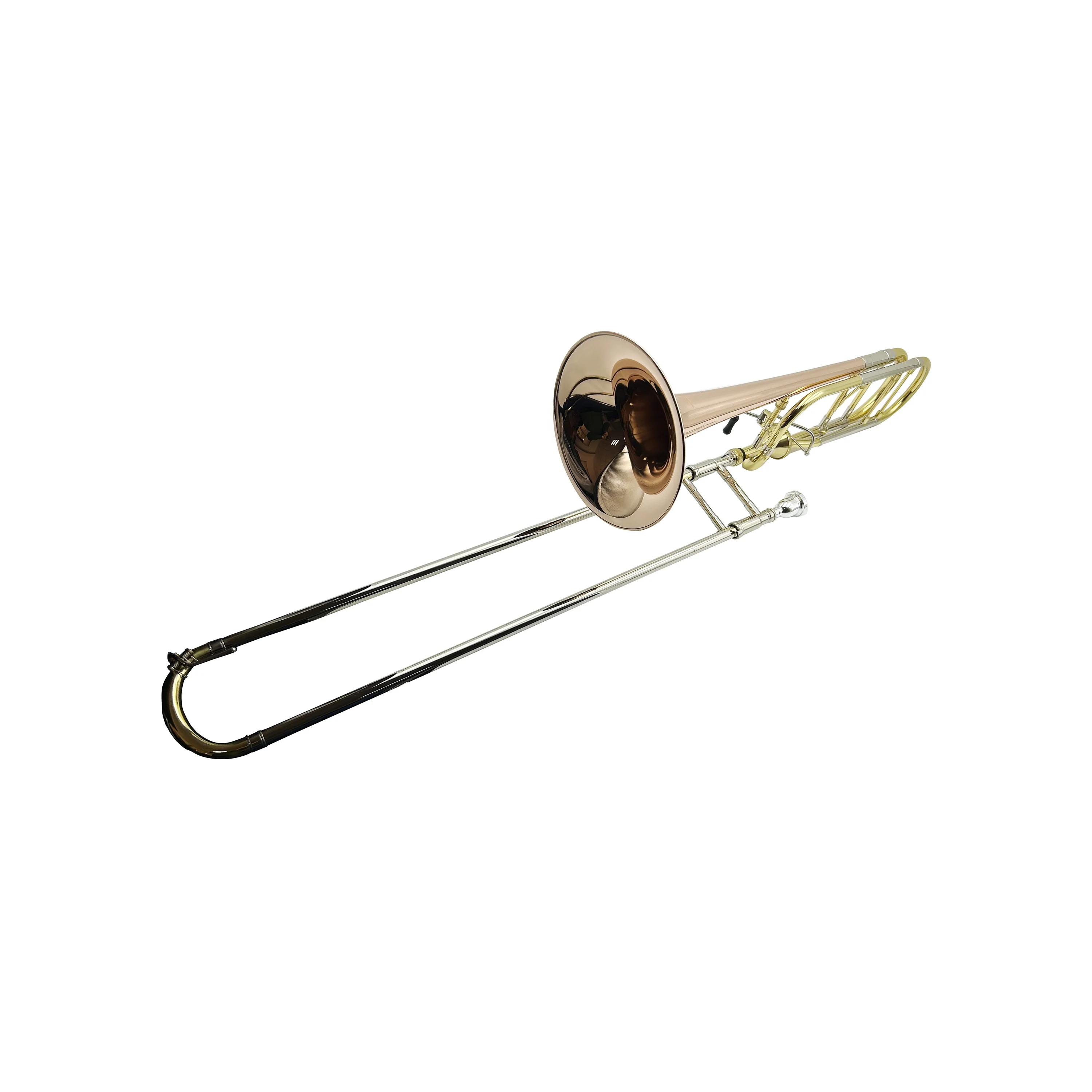Professional Bb/F Key Tenor Trombone Gold Lacquer Brass Body With Thayer Valve Wind Instrument For Case JYTB508
Professional Bb/F Key Tenor Trombone Gold Lacquer Brass Body With Thayer Valve Wind Instrument For Case JYTB508