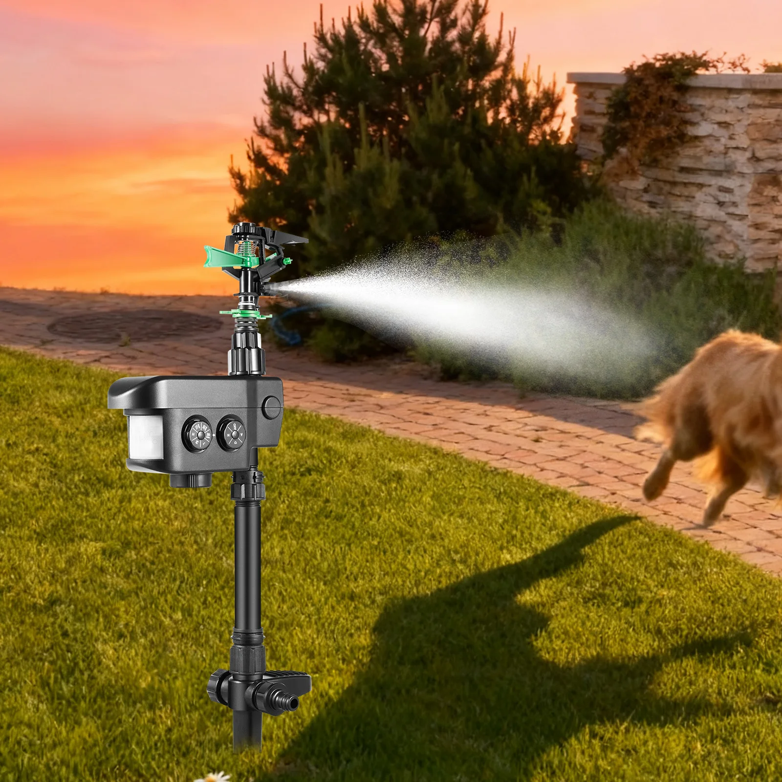 1 разбрызгиватель на солнечной батарее из АБС-пластика — для сдерживания животных в саду, дворе, в саду — 120 ° Диапазон индукции 30 футов
1 разбрызгиватель на солнечной батарее из АБС-пластика — для сдерживания животных в саду, дворе, в саду — 120 ° Диапазон индукции 30 футов