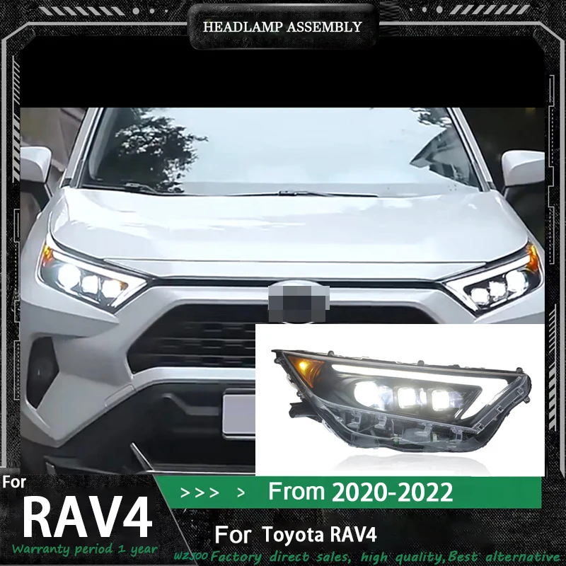 For Toyota RAV4 Headlights 2020 2021-2022 New Rav4 LED Headlight LED Projecto Lens DRL Auto Accessories Head Lamp
For Toyota RAV4 Headlights 2020 2021-2022 New Rav4 LED Headlight LED Projecto Lens DRL Auto Accessories Head Lamp