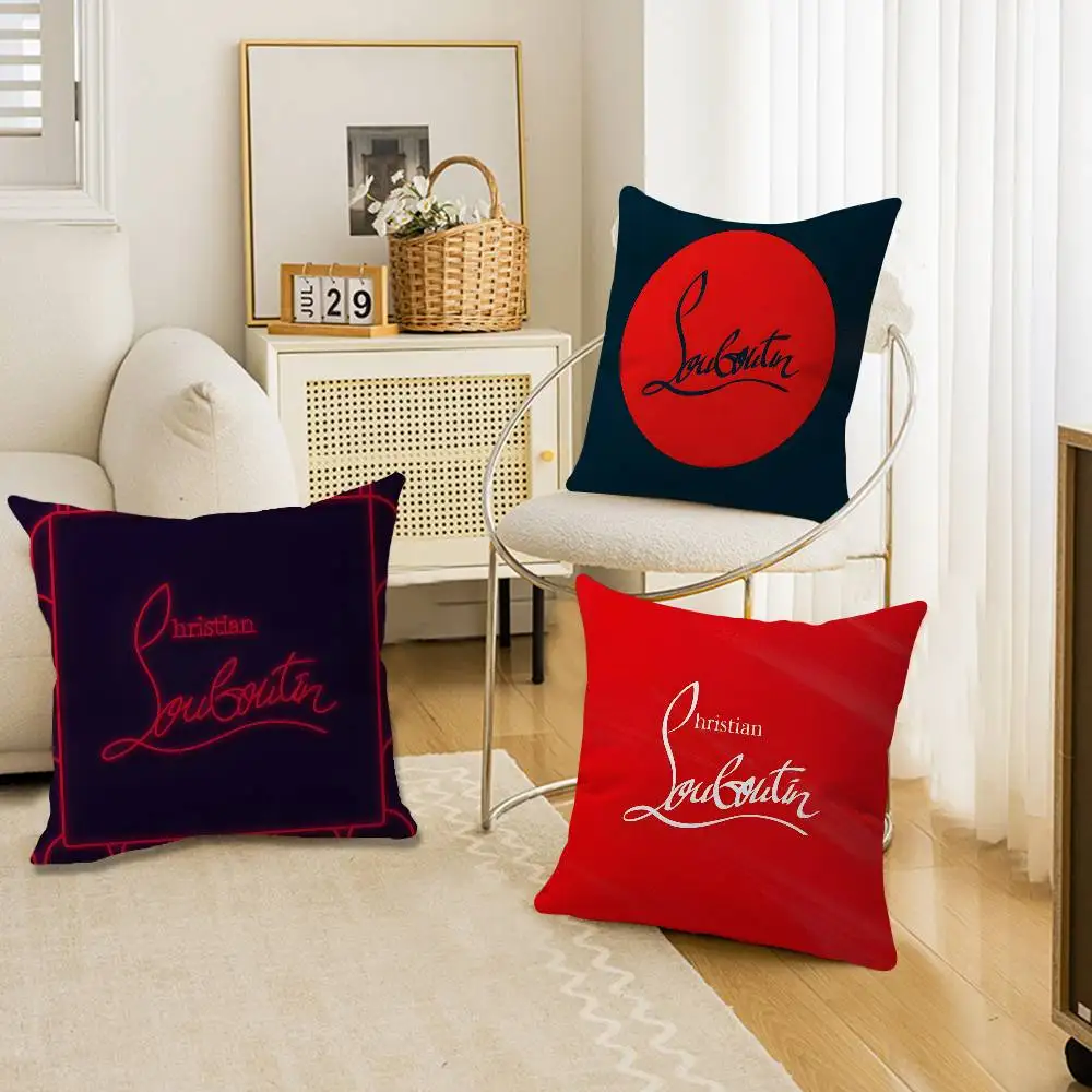 Luxury C-ChristianES L-LouboutinES Logo Pillow Covers Cartoon Sofa Decorative Home Double-sided Printing Short Plush Cushion
Luxury C-ChristianES L-LouboutinES Logo Pillow Covers Cartoon Sofa Decorative Home Double-sided Printing Short Plush Cushion