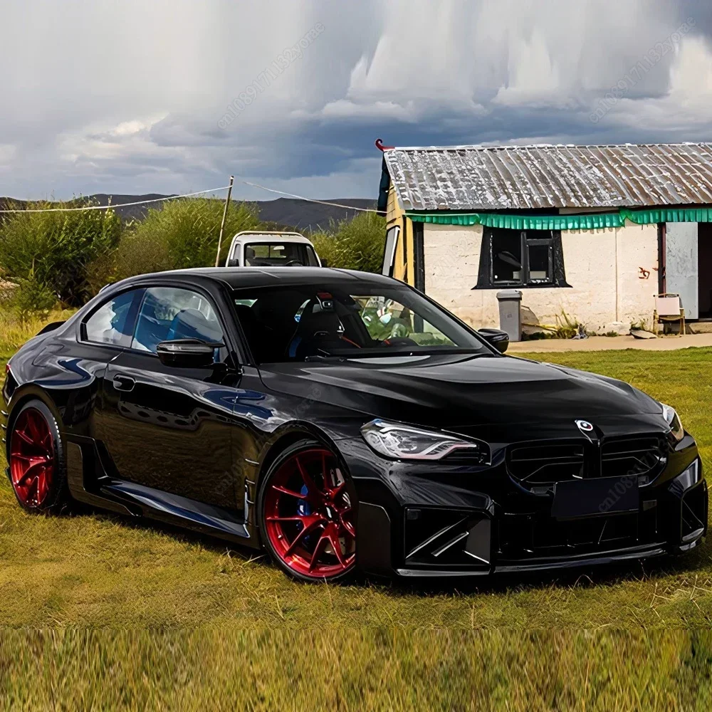 For BMW 2 Series M2 G87 2023-2024 MP Style Car Front / Rear Bumper Side Fender Trim Cover Side Spats Canards Body Kits Tuning
For BMW 2 Series M2 G87 2023-2024 MP Style Car Front / Rear Bumper Side Fender Trim Cover Side Spats Canards Body Kits Tuning