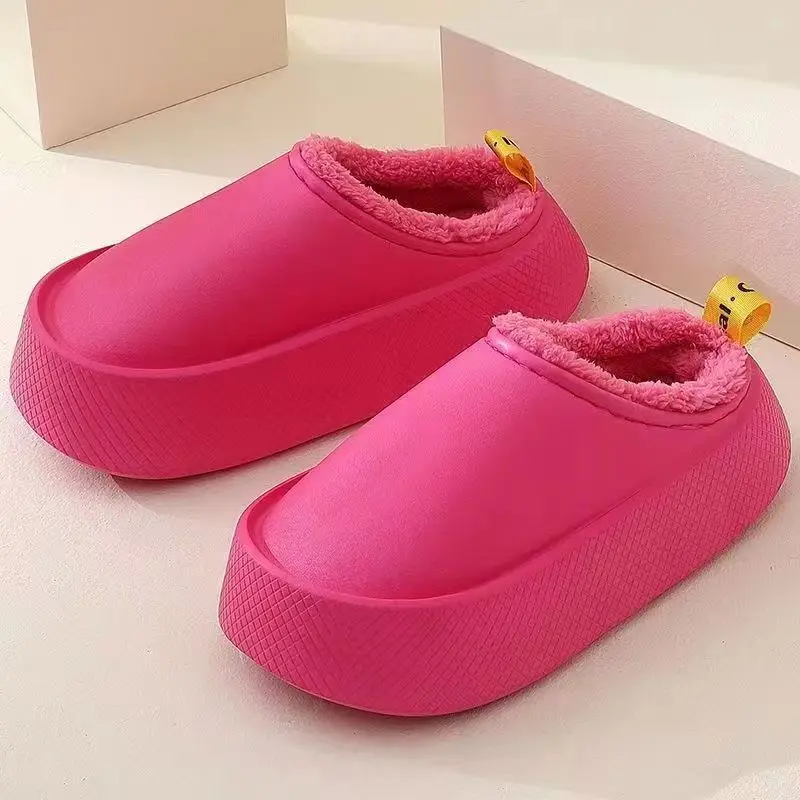 Autumn/Winter New Fashion Trend Solid Color Plush Outdoor Waterproof Sneakers Slippers Men And Women Couple EVA Cotton Slides
Autumn/Winter New Fashion Trend Solid Color Plush Outdoor Waterproof Sneakers Slippers Men And Women Couple EVA Cotton Slides