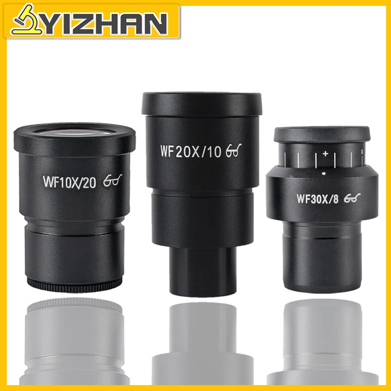 YIZHAN 2 шт. 10X 20X 30X окуляры для стереомикроскопа 30 мм широкий угол окуляра 20/10/8 мм для тринокулярного бинокулярного окуляра
YIZHAN 2 шт. 10X 20X 30X окуляры для стереомикроскопа 30 мм широкий угол окуляра 20/10/8 мм для тринокулярного бинокулярного окуляра