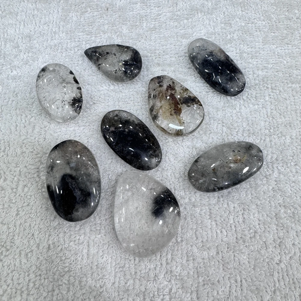 Wholesale 5pcs/pack Genuine Ghost Crystal Quartz Bead Pendant Mixed Size Irregular Shape Semi-Precious Gemstone Jewlery Pendant
Wholesale 5pcs/pack Genuine Ghost Crystal Quartz Bead Pendant Mixed Size Irregular Shape Semi-Precious Gemstone Jewlery Pendant