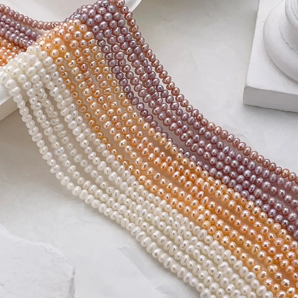 3-3.5mm Coloured Natural Freshwater Pearl Egg-Shaped Semi-Finished Beads for Jewelry Making DIY Necklace Bracelet Accessories
3-3.5mm Coloured Natural Freshwater Pearl Egg-Shaped Semi-Finished Beads for Jewelry Making DIY Necklace Bracelet Accessories