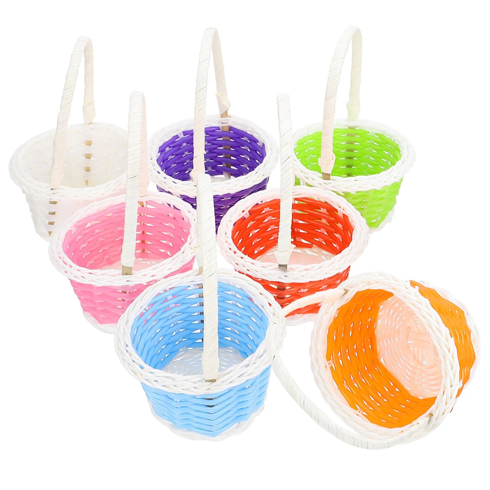 7 pcs Plastic Craft Baskets Lightweight Safe Hygienic Easter Decorations Storage Baskets Fruit Holders Flower Containers Gifts
7 pcs Plastic Craft Baskets Lightweight Safe Hygienic Easter Decorations Storage Baskets Fruit Holders Flower Containers Gifts