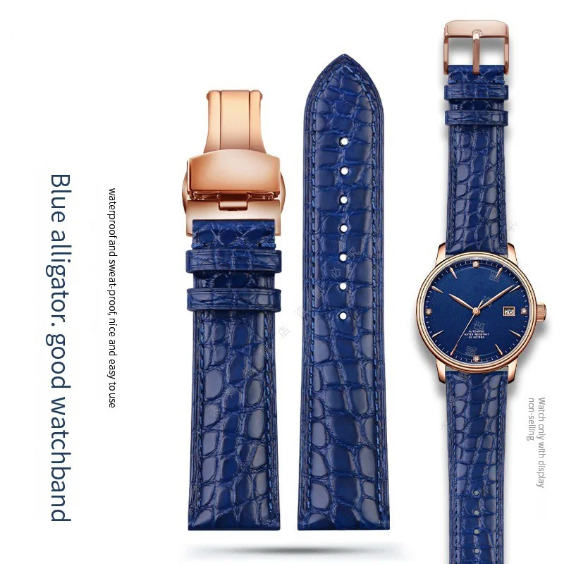 Crocodile Luxury Design Leather Watchbands with Automatic Buckle Men Watch Band 16mm18mm 20mm 22mm 24mm Watch Straps
Crocodile Luxury Design Leather Watchbands with Automatic Buckle Men Watch Band 16mm18mm 20mm 22mm 24mm Watch Straps