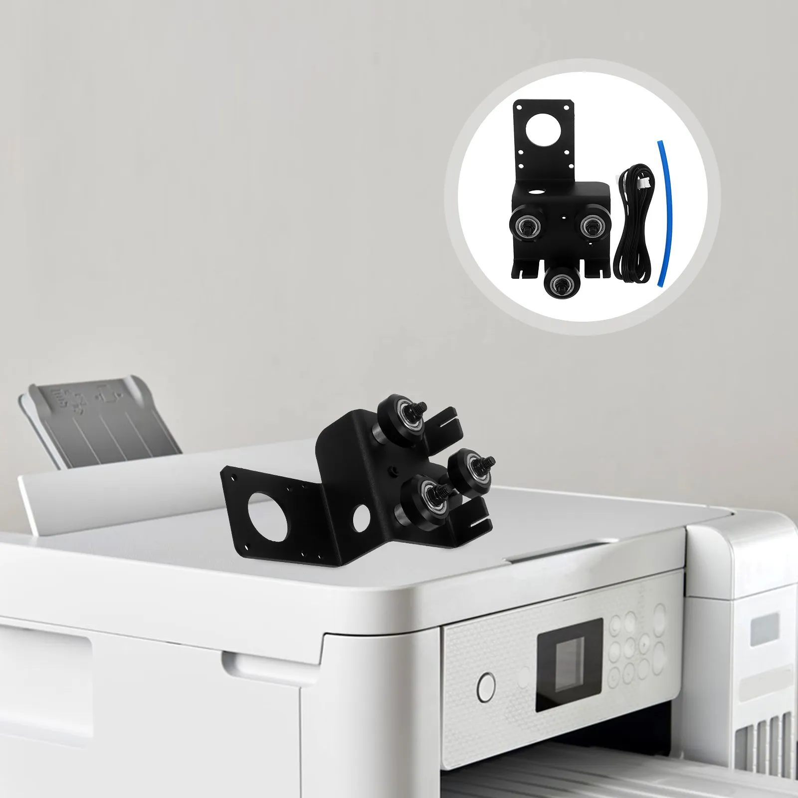 Metal Support with Pulley for 3D Printer Extruder Base Plate Enhanced Stability Fast Heat Transfer Easy Assembly Structural
Metal Support with Pulley for 3D Printer Extruder Base Plate Enhanced Stability Fast Heat Transfer Easy Assembly Structural