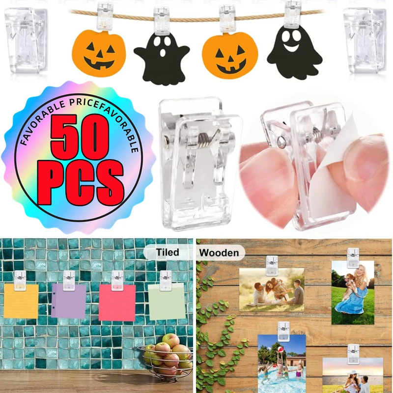 Новинка, 10-50 шт., самоклеящиеся зажимы для настенного гобелена, прозрачные акриловые зажимы, плакат, фото, настенные подвесные пружинные зажимы, офисный зажим, инструмент
Новинка, 10-50 шт., самоклеящиеся зажимы для настенного гобелена, прозрачные акриловые зажимы, плакат, фото, настенные подвесные пружинные зажимы, офисный зажим, инструмент