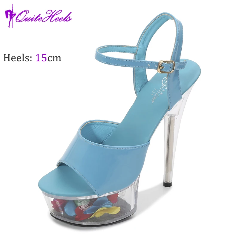 New double-strap pole dancing platform, sexy transparent platform, flower-decorated women's formal high heels, women's sandals
New double-strap pole dancing platform, sexy transparent platform, flower-decorated women's formal high heels, women's sandals