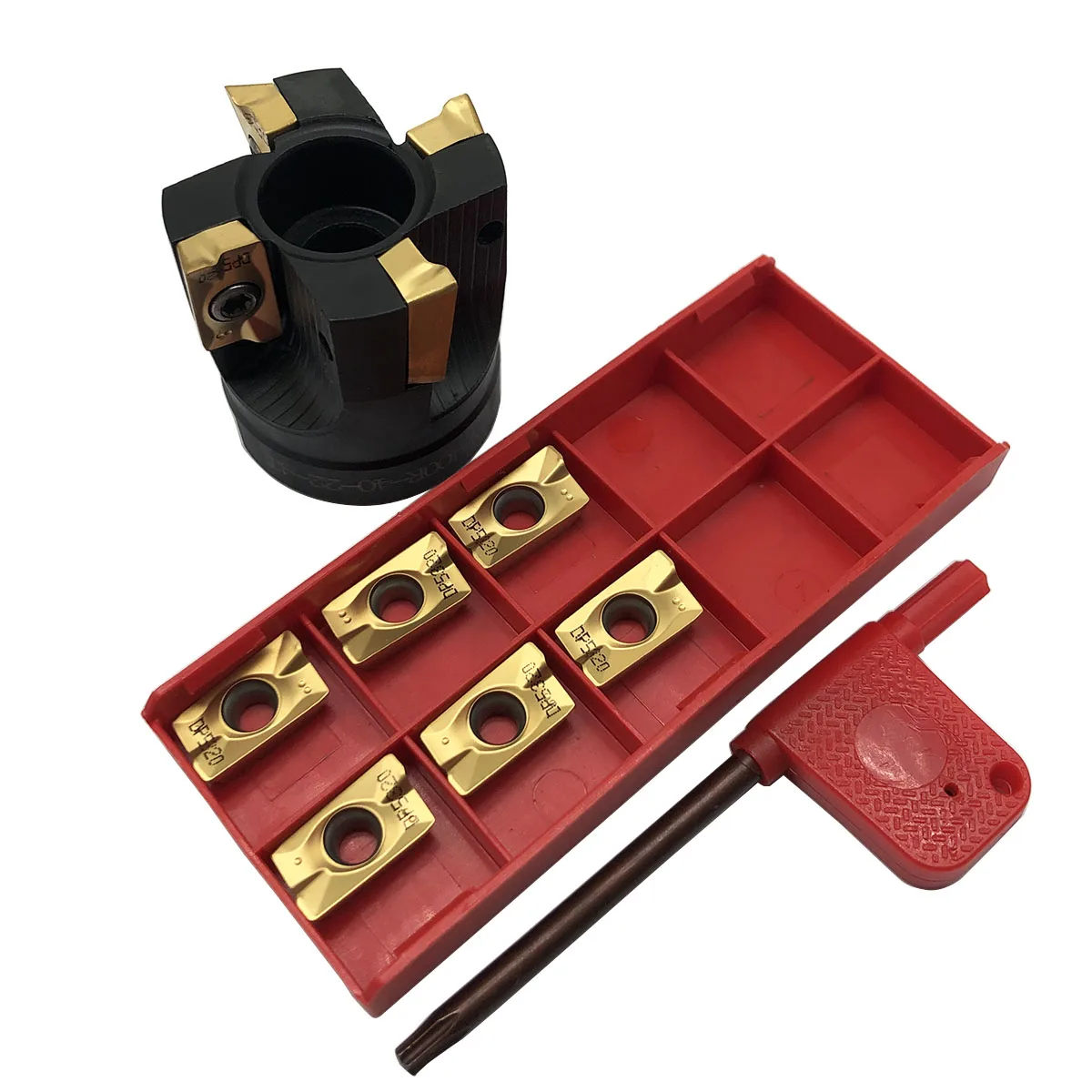 Milling Cutter 400R 40mm/1.57" -22 -4T Shank Indexable Face Mill Arbor End Milling Shell Cutter +10pcs APMT1604PDER Carbide
Milling Cutter 400R 40mm/1.57" -22 -4T Shank Indexable Face Mill Arbor End Milling Shell Cutter +10pcs APMT1604PDER Carbide