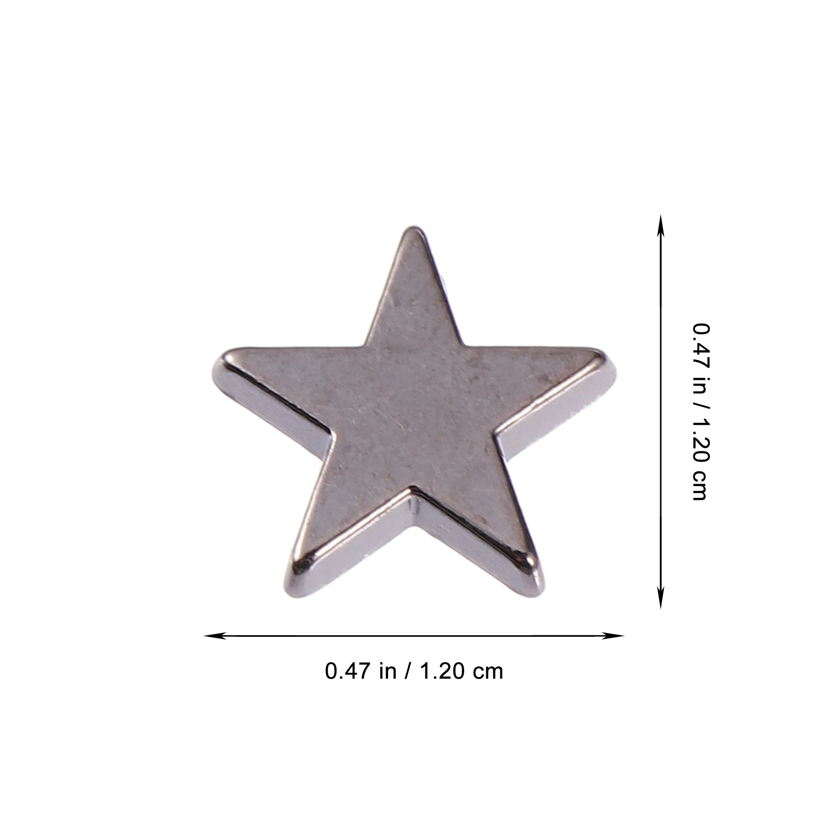 100pcs Five Pointed Star Rivets 12mm Alloy Studs Punk Crafts Clothing Accessories DIY Decoration Flat Rivets Anti Rust
100pcs Five Pointed Star Rivets 12mm Alloy Studs Punk Crafts Clothing Accessories DIY Decoration Flat Rivets Anti Rust