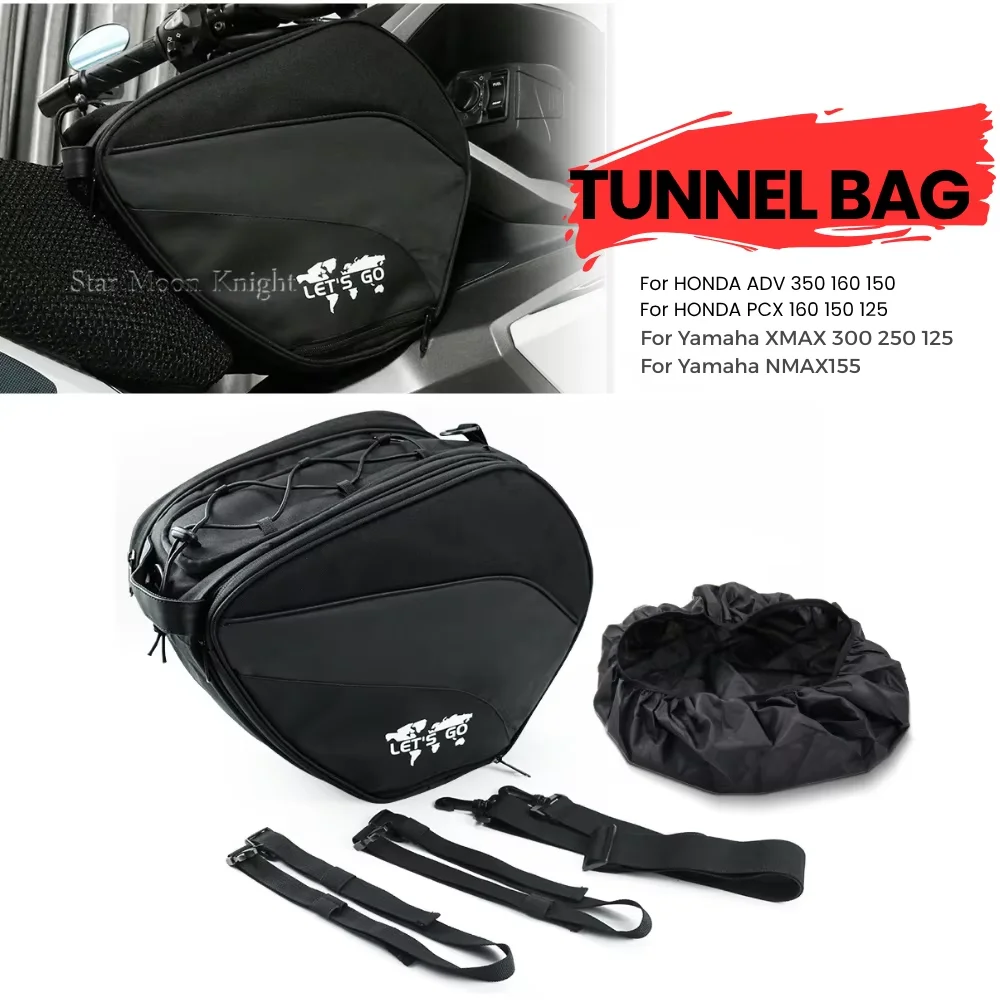 Scooter Tunnel Bag For HONDA ADV350 PCX 160 150 125 XMAX 300 250 125 NMAX155 Waterproof Fuel Tank Bag Under Saddle Seat Tool BAG
Scooter Tunnel Bag For HONDA ADV350 PCX 160 150 125 XMAX 300 250 125 NMAX155 Waterproof Fuel Tank Bag Under Saddle Seat Tool BAG