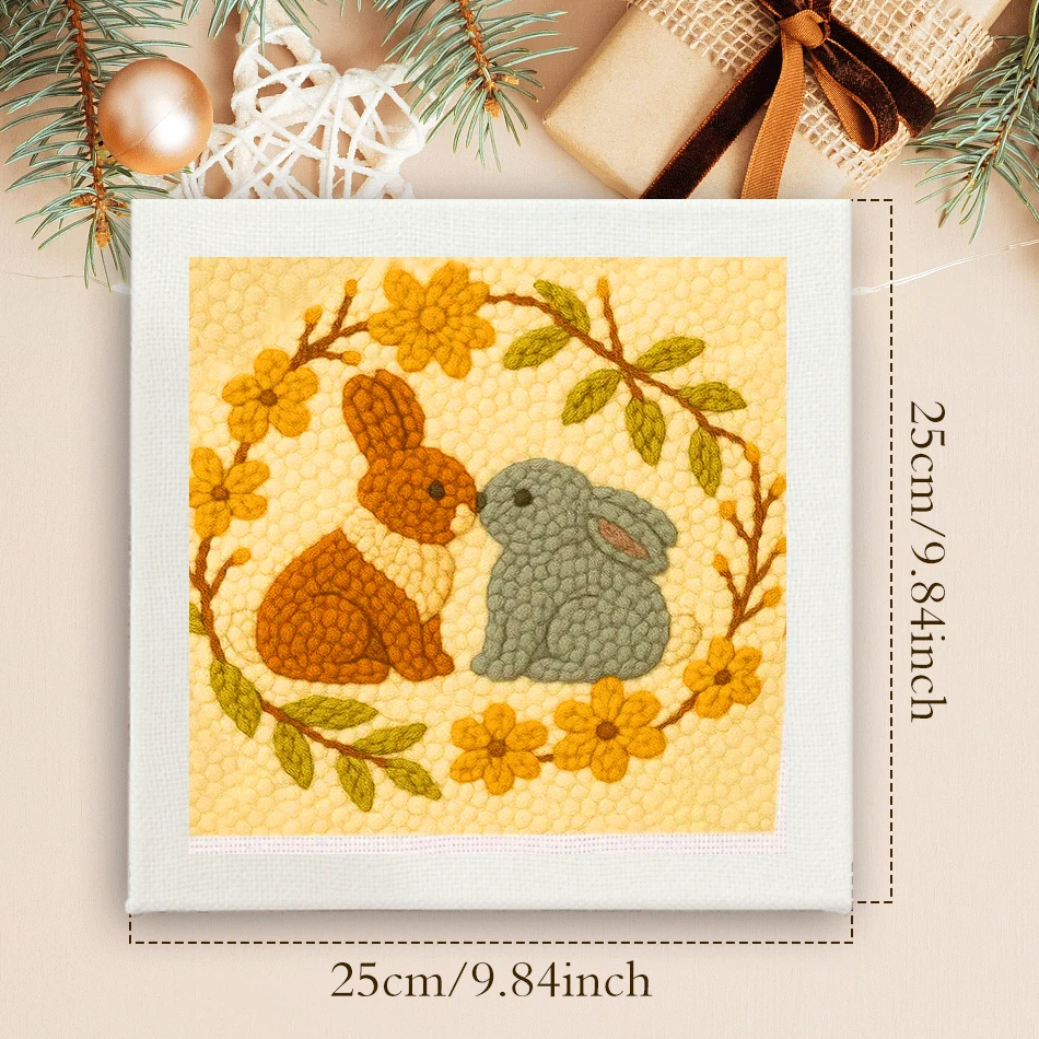 RUOPOTY 25x25cm Punch Needle Embroidery Kits For Adults Diy Craft Kits For Adults Cat Animal Punch Needle Yarn Create Wall Art
RUOPOTY 25x25cm Punch Needle Embroidery Kits For Adults Diy Craft Kits For Adults Cat Animal Punch Needle Yarn Create Wall Art