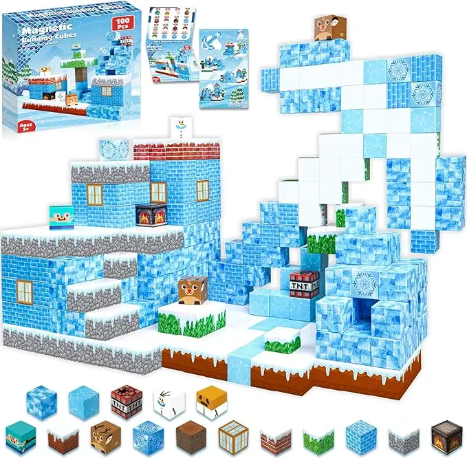 100 шт. магнитные блоки-строить шахтный магнит World Snow and Ice Theme, игрушки для девочек от 3 4 5 6 7 8 STEM Монтессори сенсорные игрушки для
100 шт. магнитные блоки-строить шахтный магнит World Snow and Ice Theme, игрушки для девочек от 3 4 5 6 7 8 STEM Монтессори сенсорные игрушки для