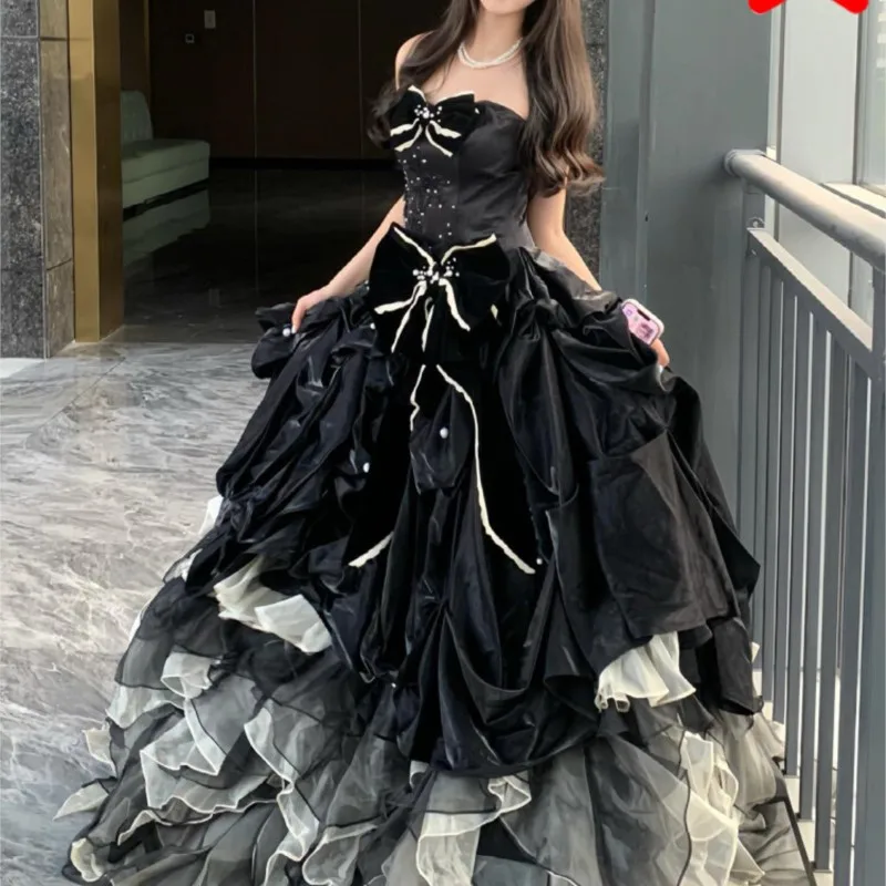 Elegant student Day Coming-of-age ceremony light luxury and niche graduation party art examination performance puffy skirt
Elegant student Day Coming-of-age ceremony light luxury and niche graduation party art examination performance puffy skirt