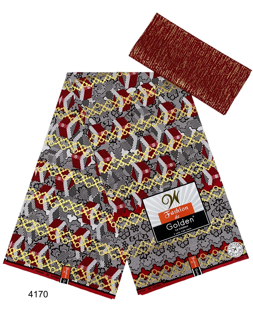 2024 New Arrival Kente Golden 4+2 African Wax Fabric 100% Cotton Ankara Wax Fabric Batik Dutch High Quality Sewing Cloth
2024 New Arrival Kente Golden 4+2 African Wax Fabric 100% Cotton Ankara Wax Fabric Batik Dutch High Quality Sewing Cloth