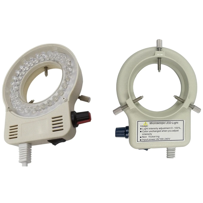 【CLEARANCE】White Adjustable 56 LED Ring Light Illuminator, Suitable For Stereo Microscopes And Cameras
【CLEARANCE】White Adjustable 56 LED Ring Light Illuminator, Suitable For Stereo Microscopes And Cameras