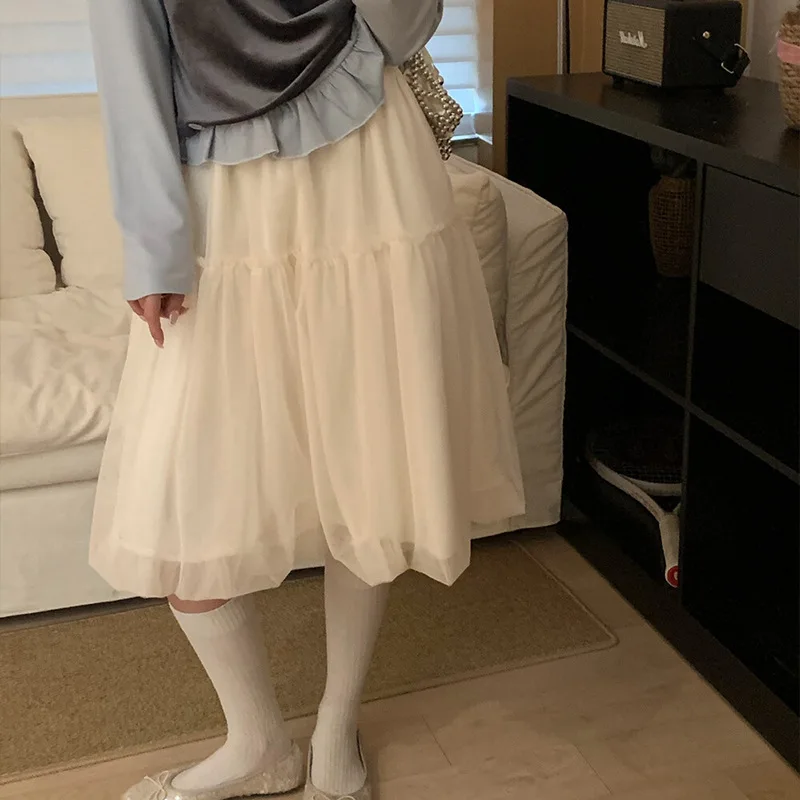 5-Point Bubble Flare Skirt with Casual Vibe, 2026 Spring New Arrival, Elastic Waist Fashionable Elegant Midi Skirt
5-Point Bubble Flare Skirt with Casual Vibe, 2026 Spring New Arrival, Elastic Waist Fashionable Elegant Midi Skirt