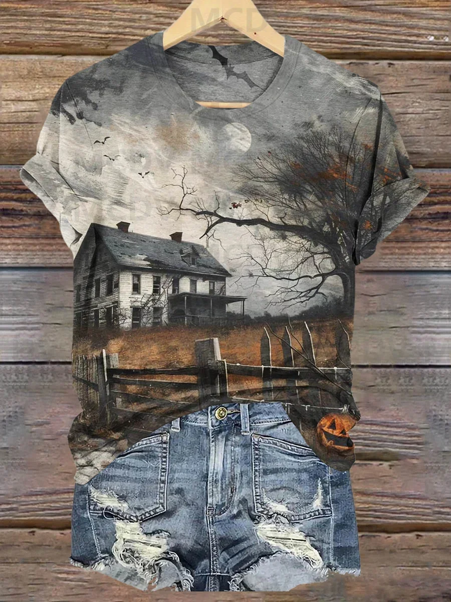 Black Cat Dark Gothic Halloween Art Print T-shirt 3D All Over Printed Women's T Shirts
Black Cat Dark Gothic Halloween Art Print T-shirt 3D All Over Printed Women's T Shirts