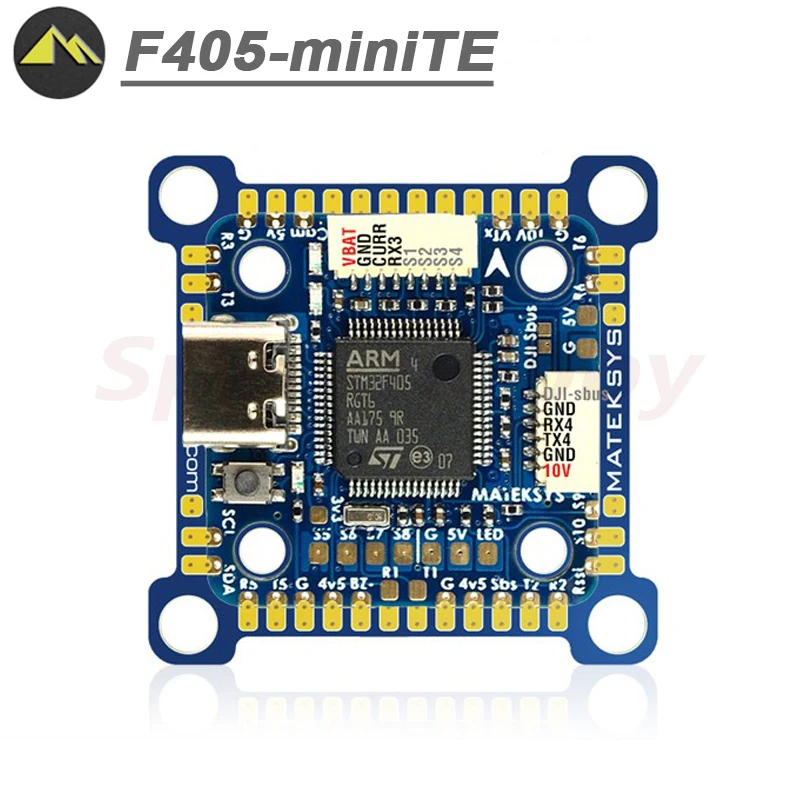 Mateksys F405-MINITE Flight Controller Dual BEC 2~6S Lipo Convertible 20mm to 30mm mounting hole For RC Remote Control Drones
Mateksys F405-MINITE Flight Controller Dual BEC 2~6S Lipo Convertible 20mm to 30mm mounting hole For RC Remote Control Drones