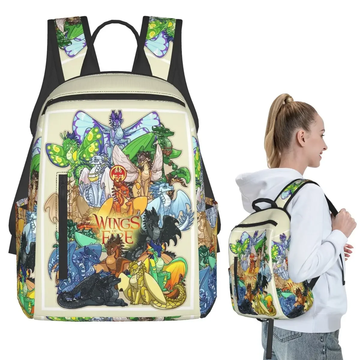 Wing Of Fire All Dragon Backpack Student Boys Girls BookBag Children School Bag Laptop Shoulder Bags for Men Women
Wing Of Fire All Dragon Backpack Student Boys Girls BookBag Children School Bag Laptop Shoulder Bags for Men Women