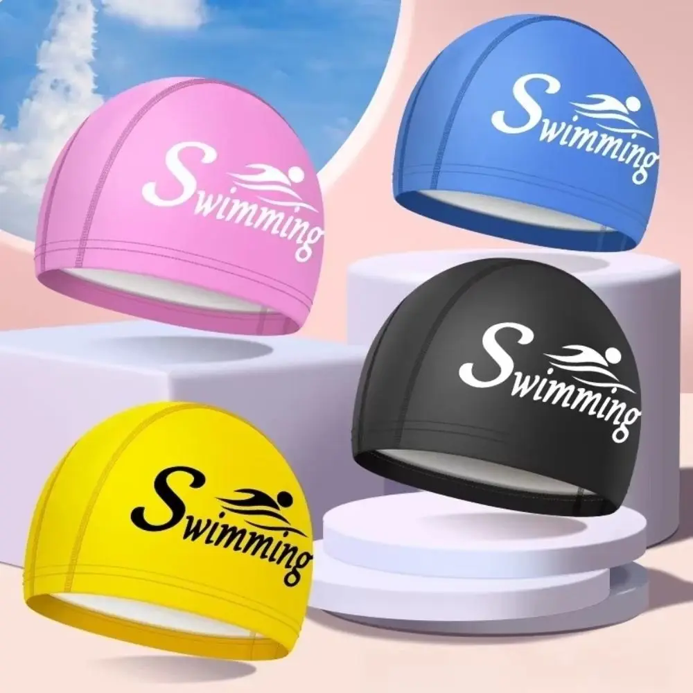 Fashion Letter Printed Swim Caps PU Waterproof Long Hair Ear Protection Swimming Caps Large Size Pool Bathing Hats for Women Men
Fashion Letter Printed Swim Caps PU Waterproof Long Hair Ear Protection Swimming Caps Large Size Pool Bathing Hats for Women Men