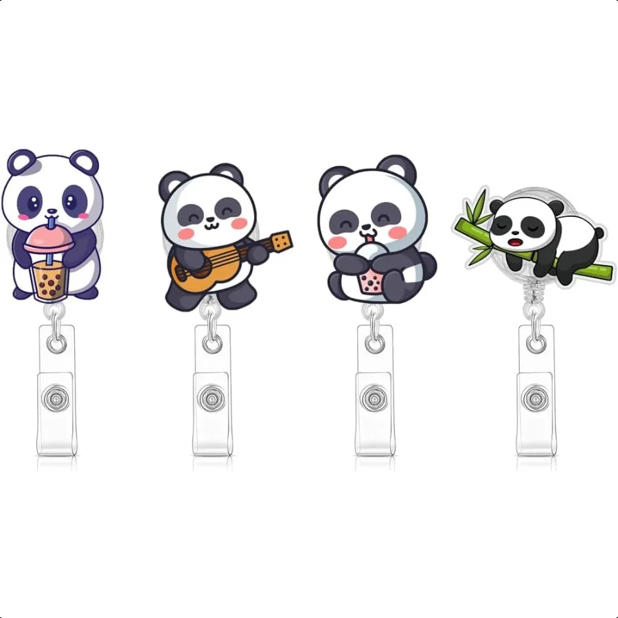 Милый выдвижной держатель для бейджа ReelPanda, катушка для бейджа с зажимом для бейджа с зажимом для ремня, держатель для удостоверения личности для офисных работников Docto
Милый выдвижной держатель для бейджа ReelPanda, катушка для бейджа с зажимом для бейджа с зажимом для ремня, держатель для удостоверения личности для офисных работников Docto