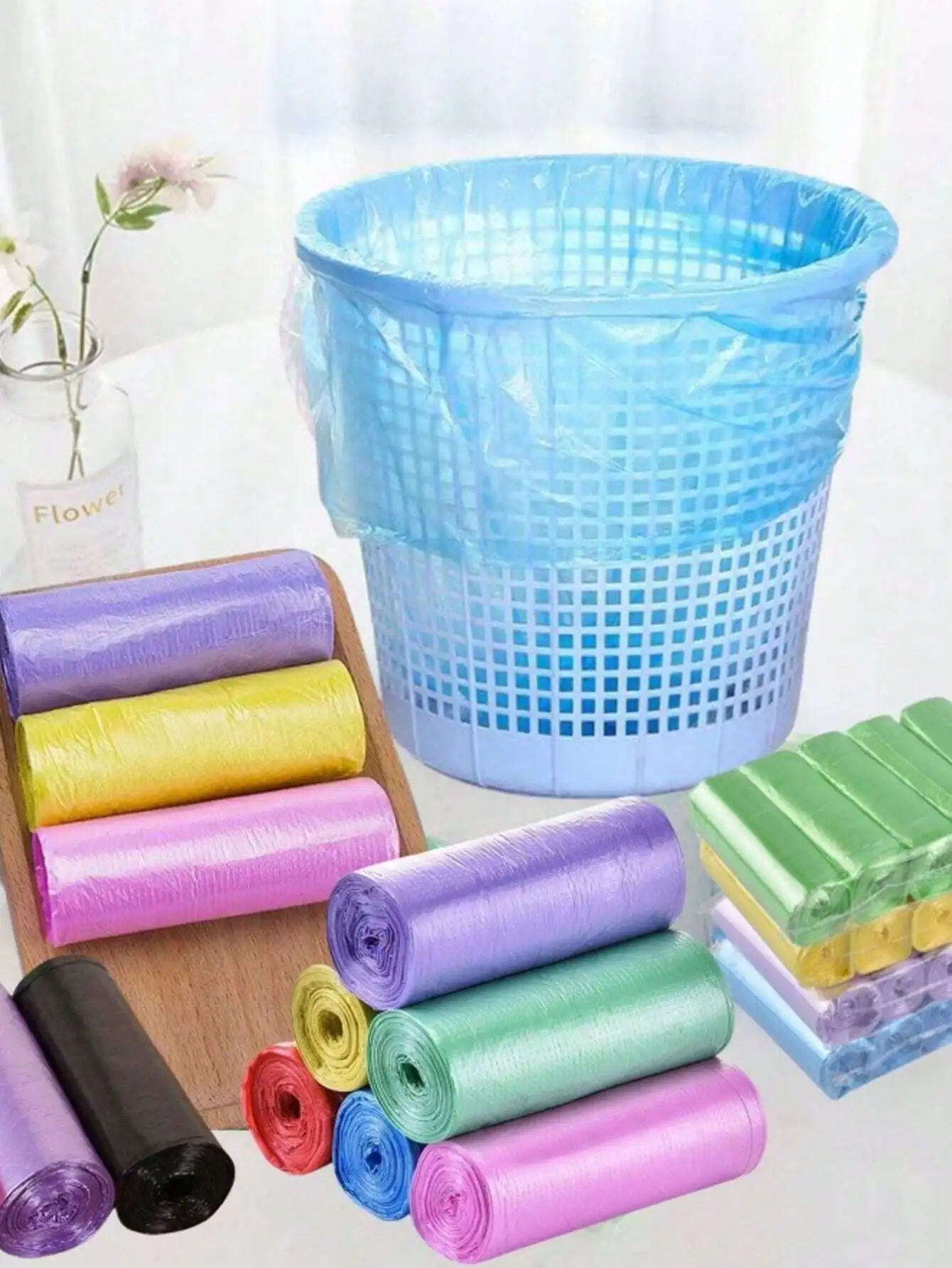 200pcs/100pcs Household Portable Ordinary Garbage Bags, Ordinary Small Garbage Bags, Foldable, Plastic Garbage Bin Lining For Kitchen, Bathroom, Toilet, Bedroom, Office And Bathroom, Convenient And Space Saving
200pcs/100pcs Household Portable Ordinary Garbage Bags, Ordinary Small Garbage Bags, Foldable, Plastic Garbage Bin Lining For Kitchen, Bathroom, Toilet, Bedroom, Office And Bathroom, Convenient And Space Saving