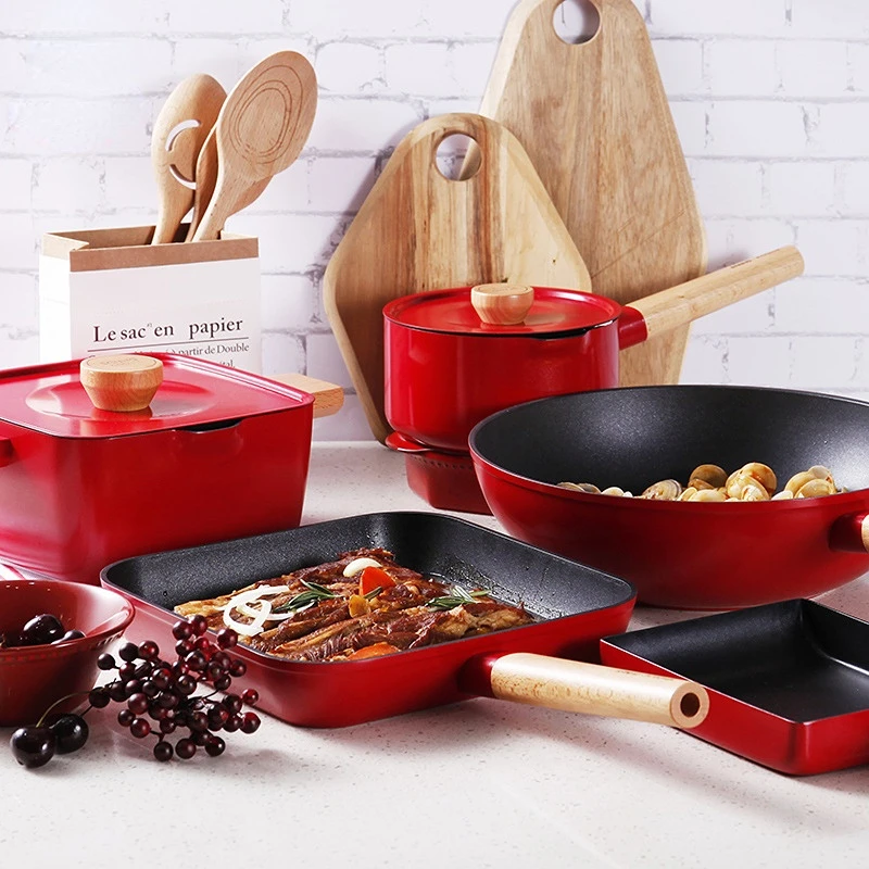 Non-stick Pan Frying Pan Milk Pan Gas Induction Cooker Universal Pan Bottom Thicken Heat Conduction Uniform Beech Accessories
Non-stick Pan Frying Pan Milk Pan Gas Induction Cooker Universal Pan Bottom Thicken Heat Conduction Uniform Beech Accessories
