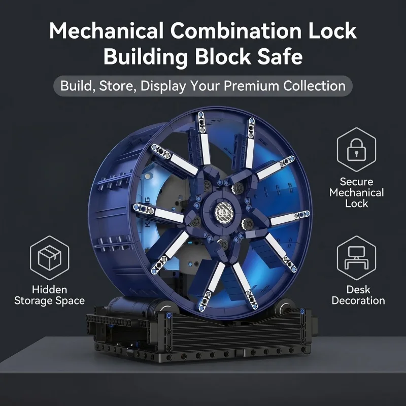Simulation wheel hub building block set, assembly model, unisex adult educational assembly toy
Simulation wheel hub building block set, assembly model, unisex adult educational assembly toy