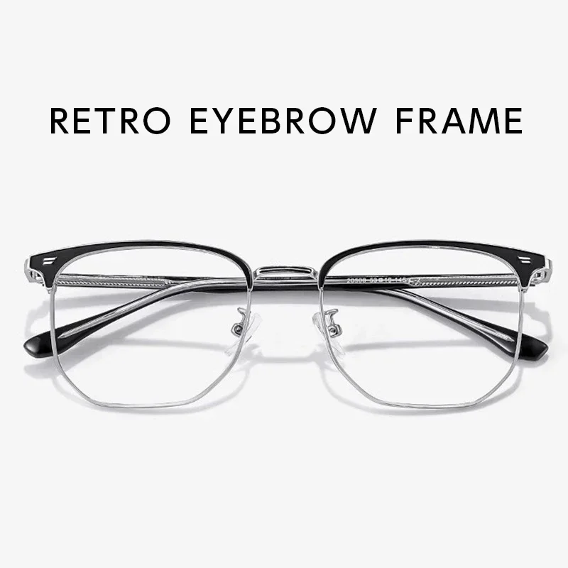 ENTITY High quality half Square Classic Eyeglass Frames glassesmen's artistic and handsome eyebrow glasses myopia glasses
ENTITY High quality half Square Classic Eyeglass Frames glassesmen's artistic and handsome eyebrow glasses myopia glasses