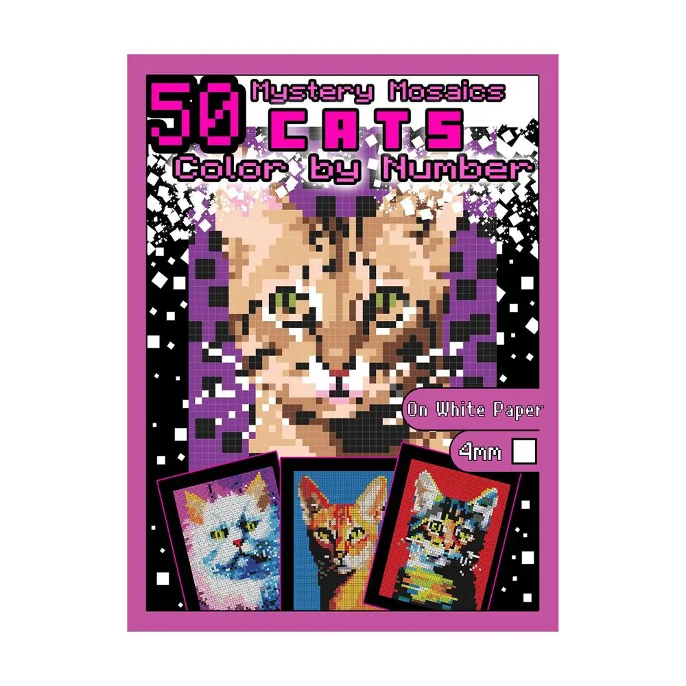 Загадочные мозаики Пиксельное искусство Книжка-раскраска 50 кошек Релаксация Ручная рисованная книга 4 мм Красочная книга для рисования граффити Любители кошек
Загадочные мозаики Пиксельное искусство Книжка-раскраска 50 кошек Релаксация Ручная рисованная книга 4 мм Красочная книга для рисования граффити Любители кошек