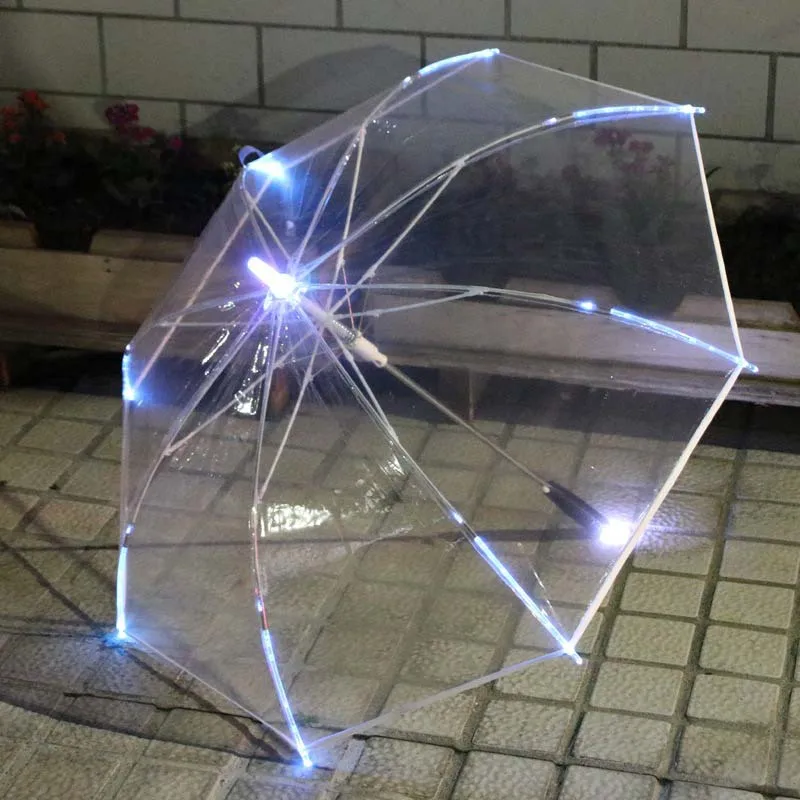 LED Umbrella with Lights, Transparent Rainbow POE Umbrella, Flashlight Creative Straight Umbrella for Advertising and Wholesale
LED Umbrella with Lights, Transparent Rainbow POE Umbrella, Flashlight Creative Straight Umbrella for Advertising and Wholesale