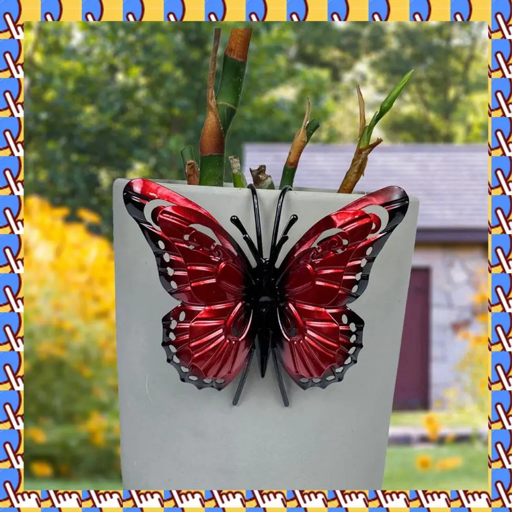 Flower Pot Decoration Pendant Butterfly Dragonfly Metal Green Edge Ornaments Potted Painted Plant Decoration
Flower Pot Decoration Pendant Butterfly Dragonfly Metal Green Edge Ornaments Potted Painted Plant Decoration