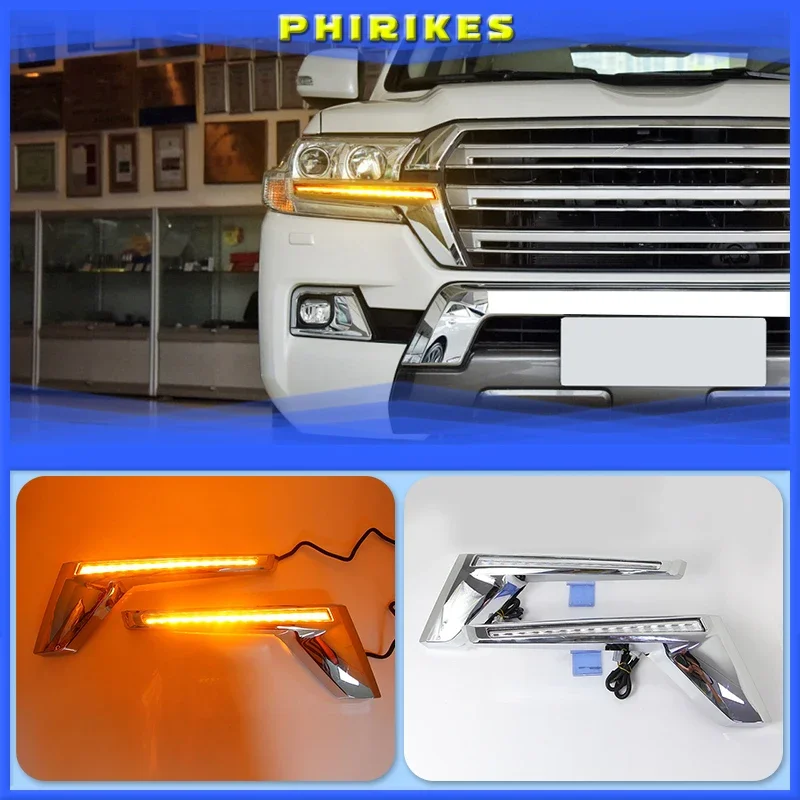 Car Led Signal Light Fit For Land Cruiser Prado LC200 2016 2018 2019 Yellow Turn Signal LED Mirror Indicator Chrome
Car Led Signal Light Fit For Land Cruiser Prado LC200 2016 2018 2019 Yellow Turn Signal LED Mirror Indicator Chrome