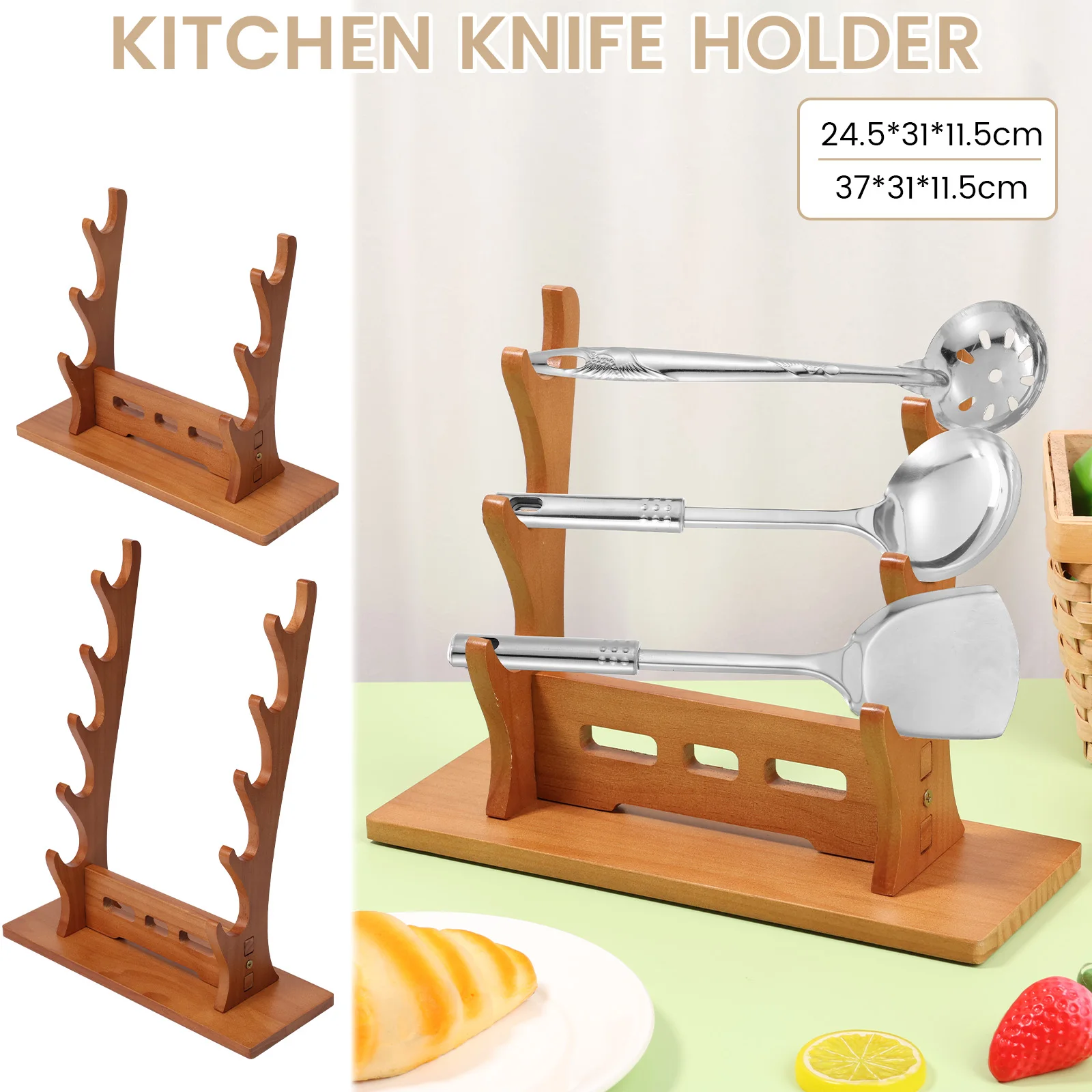 Knife Block Wood Fixed Blade 3/5 Layer Collection Display Stand Holder Countertop Cutlery Anti-Slip Rack for Flute Cutlery
Knife Block Wood Fixed Blade 3/5 Layer Collection Display Stand Holder Countertop Cutlery Anti-Slip Rack for Flute Cutlery