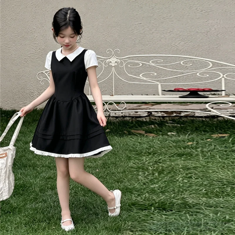Girls2026New Summer College-Style Slim-Fit Dress for GirlsALine skirtPOLOCollar Slimming Princess Dress
Girls2026New Summer College-Style Slim-Fit Dress for GirlsALine skirtPOLOCollar Slimming Princess Dress