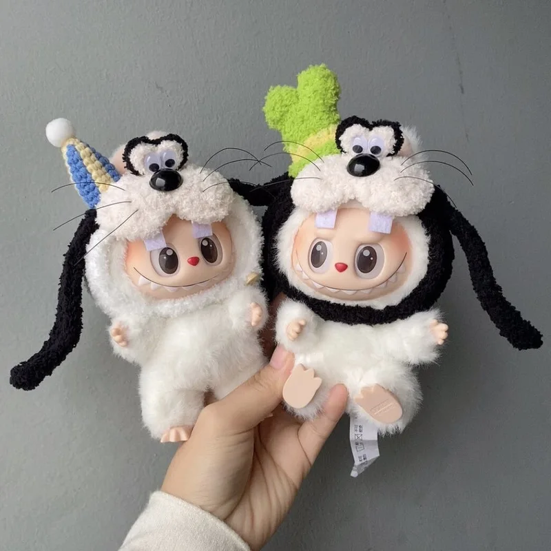 Для 10-сантиметровой одежды V4 Labubu, мини-головный убор Goofy Bruto, повязка для волос, шляпа, шарф, замена одежды 
Для 10-сантиметровой одежды V4 Labubu, мини-головный убор Goofy Bruto, повязка для волос, шляпа, шарф, замена одежды