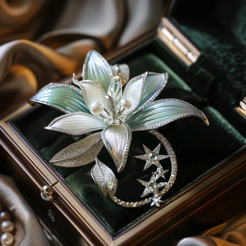 MOQ 10/30/50/100 Pcs Original Design Snow Lotus Night-blooming Flower Brooch, High-end Women's Wedding Gifts,Private Custom
MOQ 10/30/50/100 Pcs Original Design Snow Lotus Night-blooming Flower Brooch, High-end Women's Wedding Gifts,Private Custom