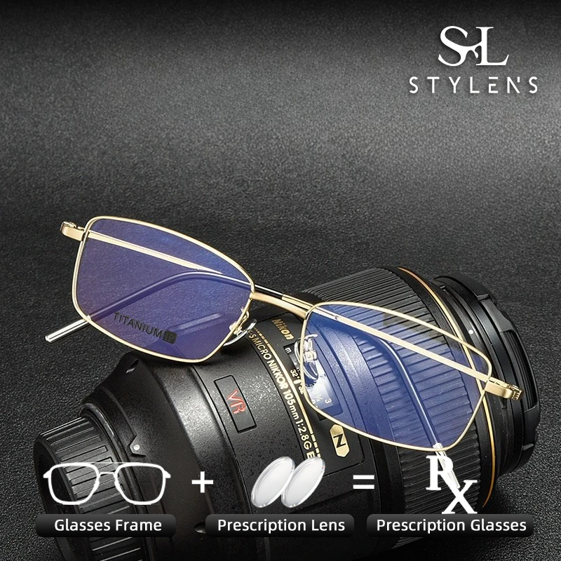 STYLENS Business Ultralight Design Pure Titanium Photochromic Glasses Mens Square Anti Blue Ray Prescription Customization 218
STYLENS Business Ultralight Design Pure Titanium Photochromic Glasses Mens Square Anti Blue Ray Prescription Customization 218