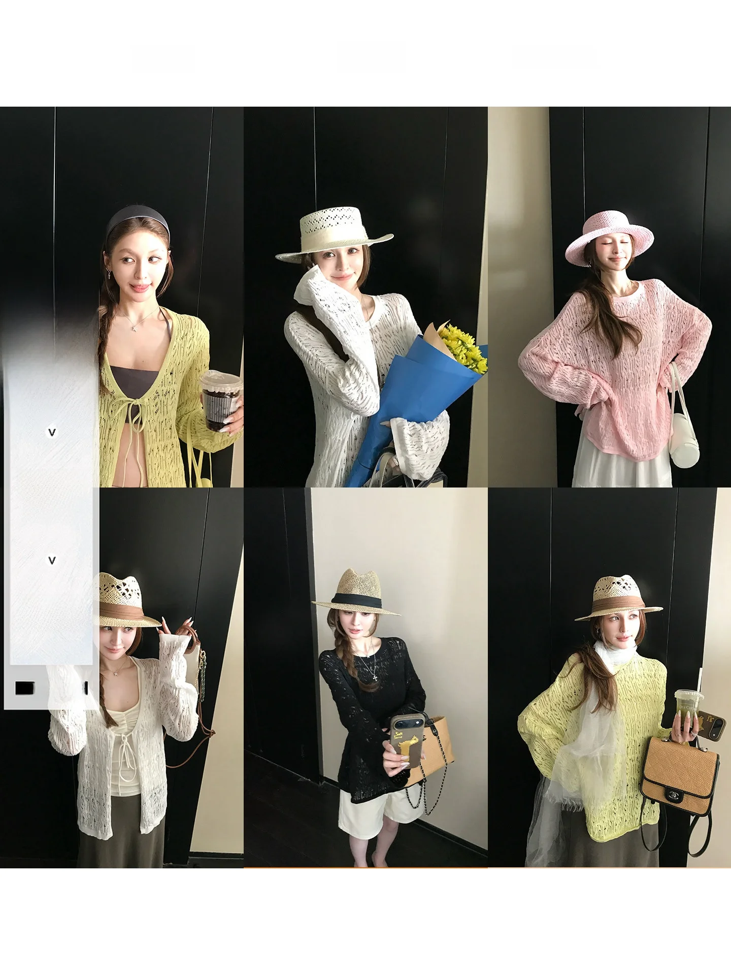 Skk Store Mermaid Air Shirt Fairylike Loose Knitted Cover up Casual Style Hollow out Long Sleeve Cotton Top for Women
Skk Store Mermaid Air Shirt Fairylike Loose Knitted Cover up Casual Style Hollow out Long Sleeve Cotton Top for Women