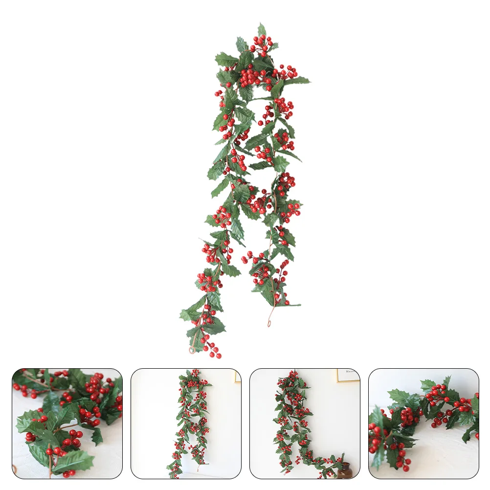 Christmas Artificial Red Berry Garlandhanging Vine For Xmas Party Decor Fireplace Home Shop Decoration Greenery Garlands Xmas
Christmas Artificial Red Berry Garlandhanging Vine For Xmas Party Decor Fireplace Home Shop Decoration Greenery Garlands Xmas